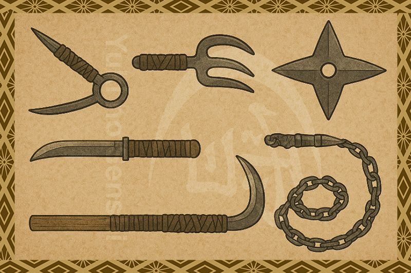 Equipaggiamento "Ninja" e armi Cinesi